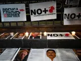 Manifestación en México contra los asesinatos de periodistas.