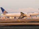 Avión de United Airlines en una imagen de archivo