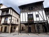 Casas tradicionales de Covarrubias, en Burgos
