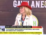 Rosa Benito responde a las declaraciones de Rocío Carrasco.