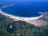 La playa de Carnota (A Coruña).