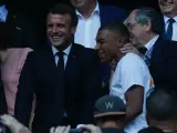 Macron y Mbappé