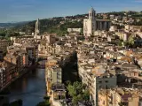 Vista aérea de la ciudad de Girona.
