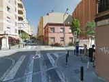 La calle Doctor Ferran de Salt, en Girona, en una imagen de archivo.