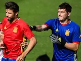 Piqué y Casillas, en la selección española