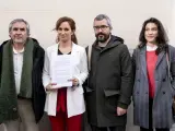 La portavoz de Más Madrid, Mónica García, ampliando la denuncia por los contratos del hermano de Ayuso