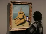 Una de las obras de René Magritte que exhibe desde este viernes 25 de febrero CaixaForum Barcelona.