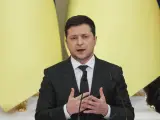 El presidente de Ucrania, Volodímir Zelenski.