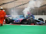 El Alpine de Alonso con problemas en los test