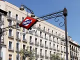 La estaci&oacute;n de metro de Tirso de Molina en Madrid.