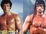 Sylvester Stallone como Rocky Balboa y John Rambo.