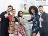 Agoney, Eva Soriano, María Peláe, Nia y Rasel, finalistas de 'Tu cara me suena 9'
