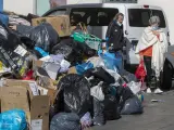 Décima jornada sin servicio de limpieza viaria ni recogida de basuras en el Puerto de Santa María.
