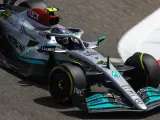 Lewis Hamilton, en los test de Bahr&eacute;in