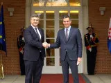 Sánchez se reúne con el primer ministro croata, Andrej Plenkovic
