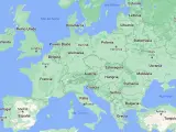 Mapa de Europa.