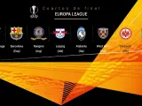 Los equipos clasificados para cuartos de final de la Europa League.