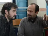 Asghar Farhadi durante el rodaje de 'Un héroe'