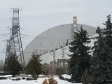 La central nuclear de Chernóbil, en Ucrania, en una imagen del 14 de marzo de 2022.