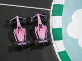 Esteban Ocon y Fernando Alonso, en Arabia