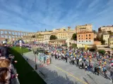 Imagen de la media maratón de Segovia.