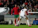 Cristiano Ronaldo durante un encuentro de la fase de grupos de clasificación