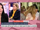Isa Pantoja habla en 'El programa de Ana Rosa'.