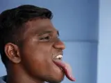 K Praveen, el joven indio de 21 años que podría tener la lengua más larga del mundo.