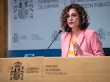 La ministra de Hacienda y Función Pública, María Jesús Montero, presenta los datos de cierre de la ejecución presupuestaria.