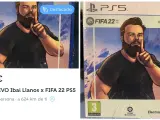 Imágenes del juego de FIFA 22 con Ibai Llanos de portada, a la venta en Wallapop.