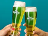 La cerveza Oliba Green Beer.