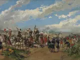 La batalla de Guadalete, de Salvador Mart&iacute;nez Cubells.
