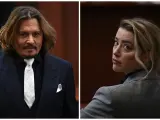 Johnny Depp y Amber Heard se ven las caras en el primer día de juicio.