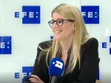 Elsa Artadi, durante la entrevista a la Agencia EFE