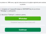 La estrategia de pedir compartir en WhatsApp es común en el 'phising'