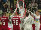 Dmytro Keda celebra su gol con el Shakhtar.