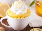 Un 'mugcake' de limón.