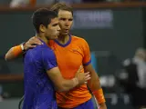 Rafa Nadal y Carlos Alcaraz en Indian Wells