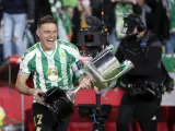 Joaquín, con la Copa del Rey