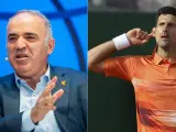 Garri Kasparov y Novak Djokovic