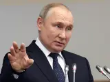 El presidente ruso, Vladimir Putin, en San Petersburgo.