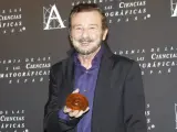 Juan Diego durante la entrega de la Medalla de Oro de la Academia de Cine en 2015