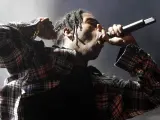 El rapero estadounidense A$AP Rocky (Rakin Mayers), durante un concierto en el Festival Sónar de Barcelona.