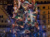 Render del Mapping en la icónica fachada de Casa Batlló, que tendrá lugar el próximo 7 de mayo