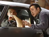 Vin Diesel junto a Justin Lin en el rodaje de 'Fast & Furious'