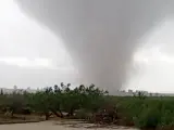 Tornado en Murcia.