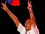 Ferdinand 'Bongbong' Marcos, en el cierre de la campaña de las elecciones presidenciales en Filipinas, en Manila.