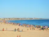 La playa de la Barrosa en el municipio de Chiclana de la Frontera, que ha recibido dos menciones especiales
