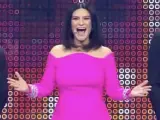 Laura Pausini en la primera semifinal de Eurovisión