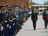 El Ministro del Interior Fernando Grande-Marlaska, presidiendo el 178º aniversario de la Guardia Civil en Valdemoro.